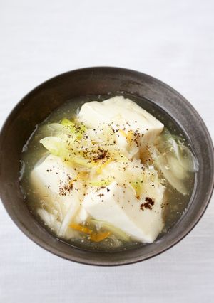 ネギと柚子をたっぷり加えて【ネギ豆腐】-レシピのメイン写真