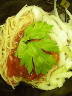 トマトの冷製パスタ(200円ランチ)-レシピのメイン写真