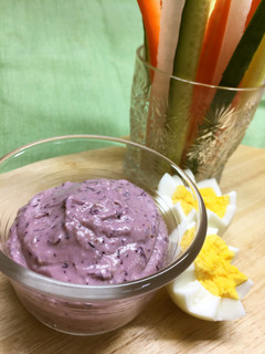 ブルーベリーと大豆のディップ-レシピのメイン写真