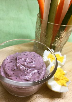 ブルーベリーと大豆のディップ-レシピのメイン写真