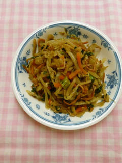 【学校給食】かみかみ温野菜-レシピのメイン写真