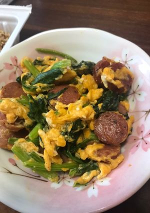 ほうれん草玉子炒め-レシピのメイン写真