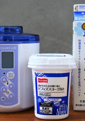 よつ葉低脂肪牛乳を使って簡単！ヨーグルト-レシピのメイン写真