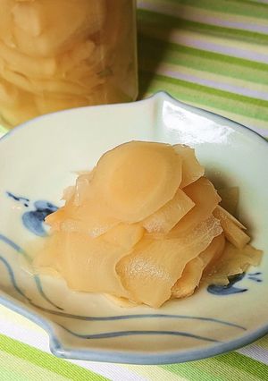【野菜ソムリエ】新生姜の甘酢漬け-レシピのメイン写真
