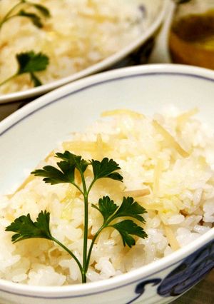 【野菜ソムリエ】新生姜ごはん-レシピのメイン写真
