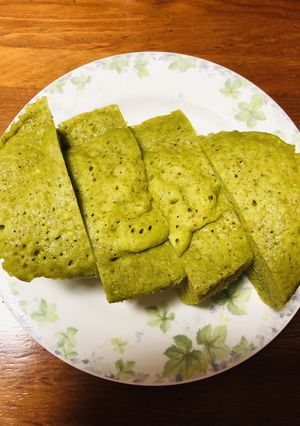 グリーンティー蒸しパン レンジ加熱-レシピのメイン写真