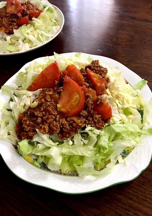 野菜たっぷりタコライス-レシピのメイン写真