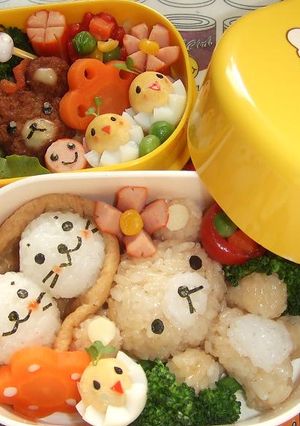 くまちゃんなお弁当♪※キャラ弁-レシピのメイン写真