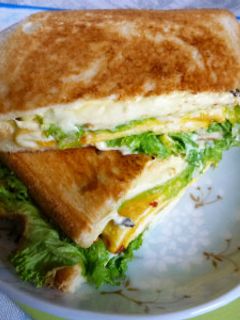 ビッグ厚焼き卵でホットサンドVer.2-レシピのメイン写真