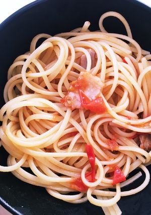バルサミコ風味トマトのパスタ-レシピのメイン写真