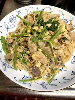 ひやむぎ(そうめん)でタイ風焼きそば-レシピのメイン写真