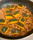 かぼちゃと鶏ひき肉のそぼろ煮