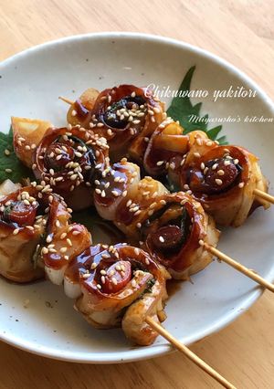 竹輪の焼き鳥風-レシピのメイン写真