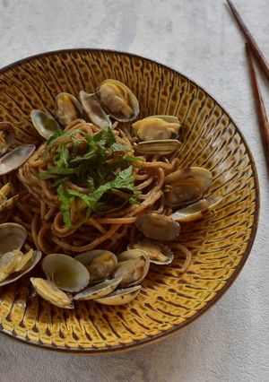 和風ボンゴレパスタ-レシピのメイン写真