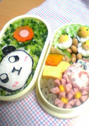 地味なおかずでキャラ弁♪　※キャラ弁-レシピのメイン写真