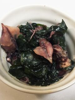 ホタルイカとワカメの酢味噌和え-レシピのメイン写真