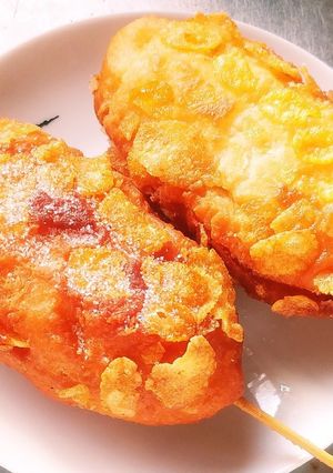 コーンフレークでサクサク！チーズドッグ-レシピのメイン写真