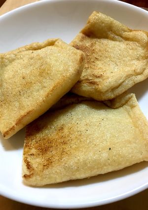 《糖質制限》油揚げのチーズハム焼き-レシピのメイン写真