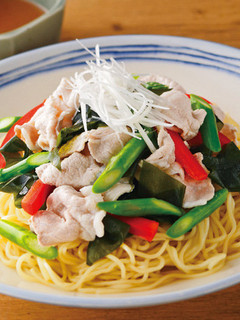 豚しゃぶ冷やしつけ麺-レシピのメイン写真