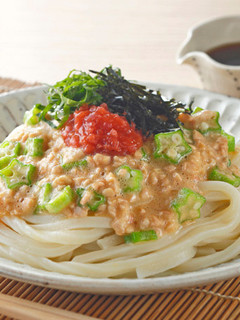 ふわふわ納豆の冷うどん-レシピのメイン写真
