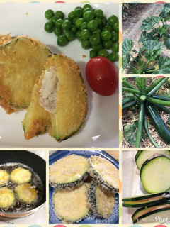 ズッキーニはさみ揚げ-レシピのメイン写真