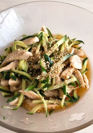 鶏むねときゅうりの中華サラダ-レシピのメイン写真