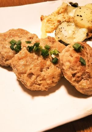 卵牛乳パン粉なし！厚揚げハンバーグ-レシピのメイン写真
