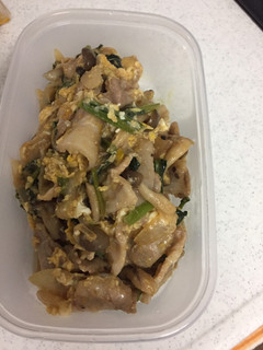 小松菜と豚肉の中華風卵炒め-レシピのメイン写真