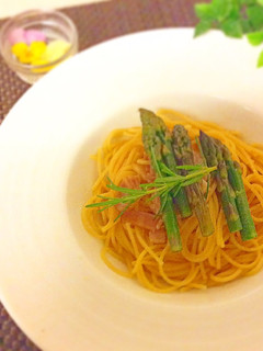 アスパラガスとベーコンの春パスタ-レシピのメイン写真