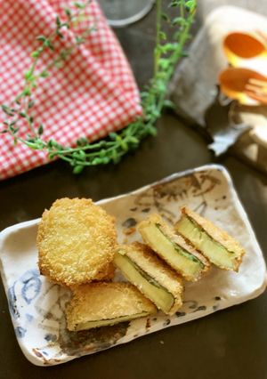 チーズ＆ハム&薩摩芋フライ-レシピのメイン写真