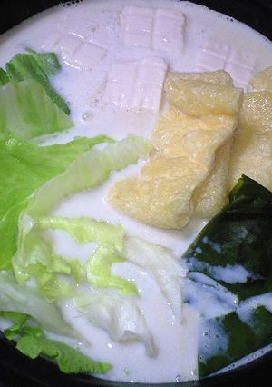 レタスしゃぶしゃぶDE豆乳鍋-レシピのメイン写真