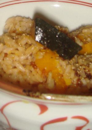 カボチャと豚肉の炊き込みご飯-レシピのメイン写真