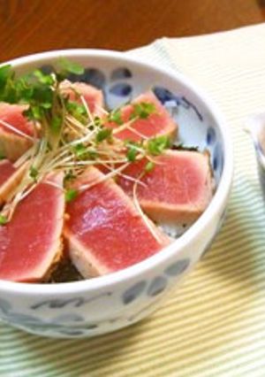 ◆ 生姜旨ダレ！マグロのたたき丼(^^)-レシピのメイン写真