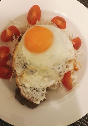 ロコモコ丼-レシピのメイン写真