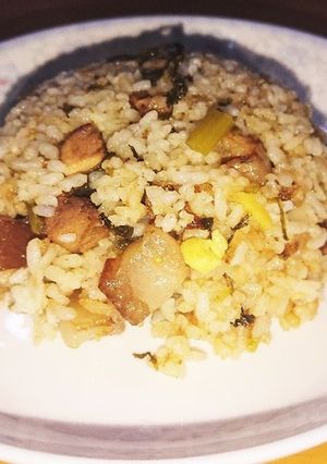 【男飯】高菜焼飯【手作り焼豚】-レシピのメイン写真