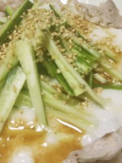 豚しゃぶとろろわさびポン酢-レシピのメイン写真