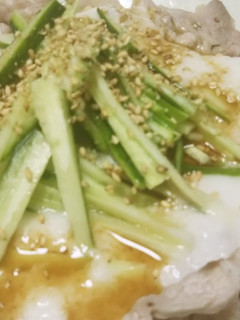 豚しゃぶとろろわさびポン酢-レシピのメイン写真