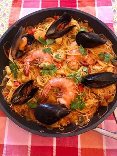 パスタパエリア-レシピのメイン写真