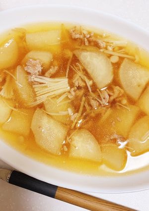 大根のあんかけスープde主食#ダイエット-レシピのメイン写真