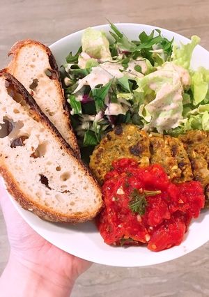 ヴィーガン 野菜のフラットミートボール-レシピのメイン写真