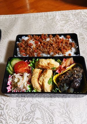 つくれぽでヘルシーに仕上げたお弁当です-レシピのメイン写真