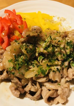 豚こまぎれ肉のあまからショウガ焼き-レシピのメイン写真