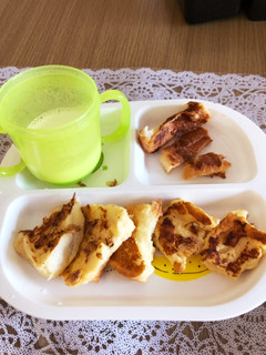 離乳食手づかみ☆フレンチトースト-レシピのメイン写真