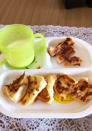 離乳食手づかみ☆フレンチトースト-レシピのメイン写真