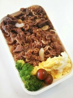 お弁当(5/24)牛丼-レシピのメイン写真
