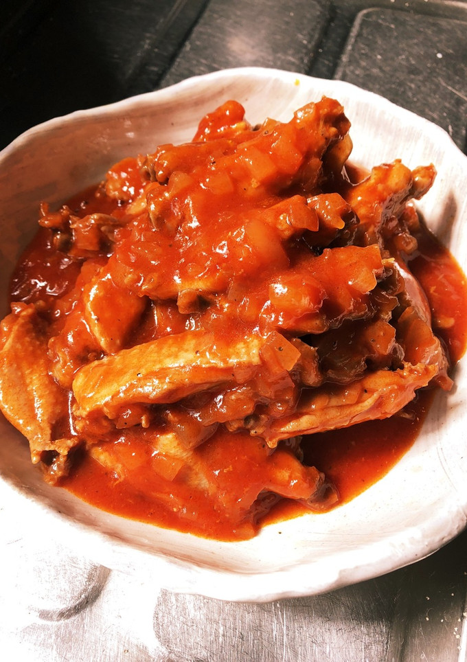 簡単！手羽中のトマト煮-レシピのメイン写真