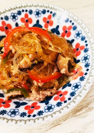 お弁当に☆レンジで5分超簡単チャプチェ-レシピのメイン写真