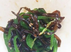 お弁当の佃煮ピーマン昆布 ！レンチン！-レシピのメイン写真