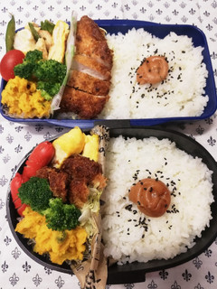 高校男子弁当♡トンカツ~置き弁編~-レシピのメイン写真