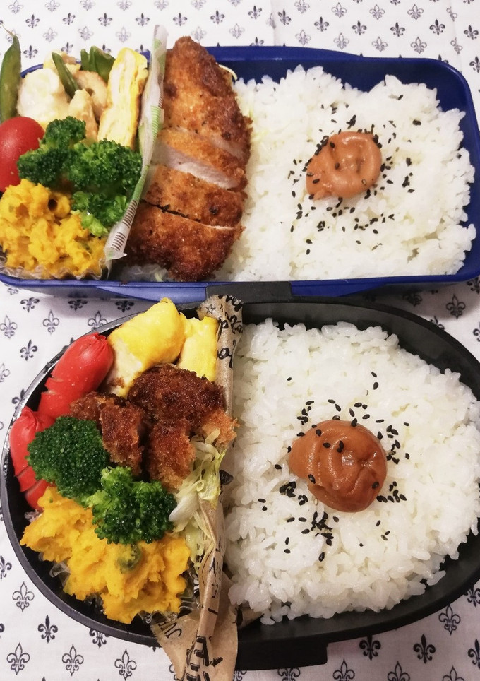 高校男子弁当♡トンカツ～置き弁編～-レシピのメイン写真